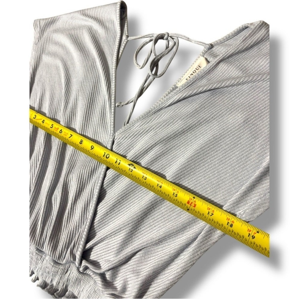 Women's White V-Neck Top - Picture 13 of 16